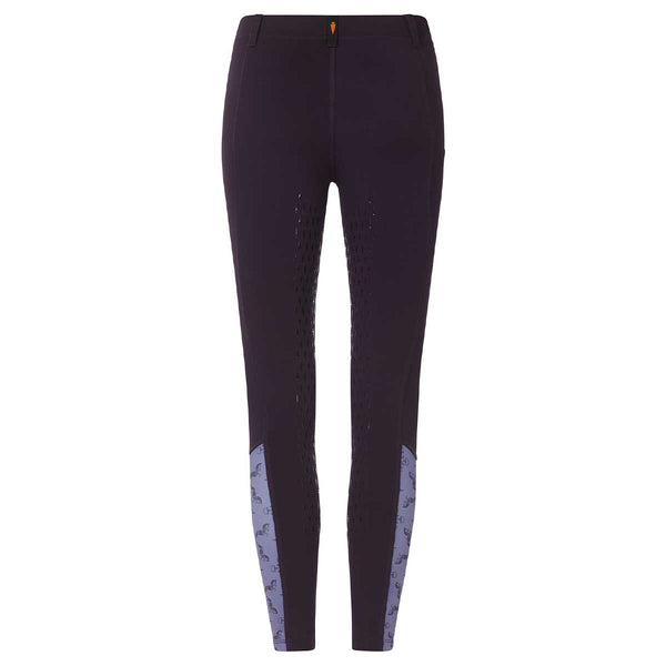 Kerrits Thermo Tech Full Leg Girls Winter Tight - Plumnoir